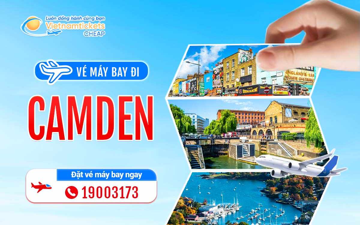 Vé máy bay đi Camden hấp dẫn bay nhanh, giá tốt