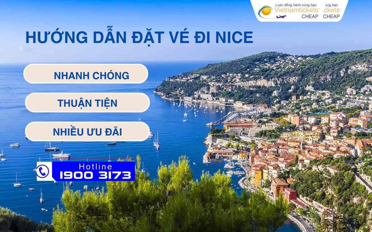 Vé máy bay đi Nice (NCE) giá rẻ chỉ 299USD từ TP.HCM/HN